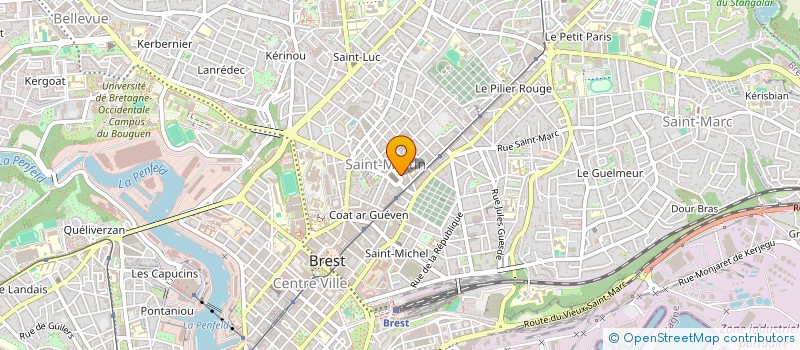 localisation de l'entreprise MONSIEUR LAURENT CAPITAINE à BREST