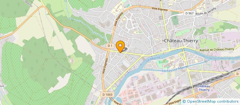 localisation de l'entreprise MONSIEUR LAURENT CAPLIER à CHATEAU-THIERRY