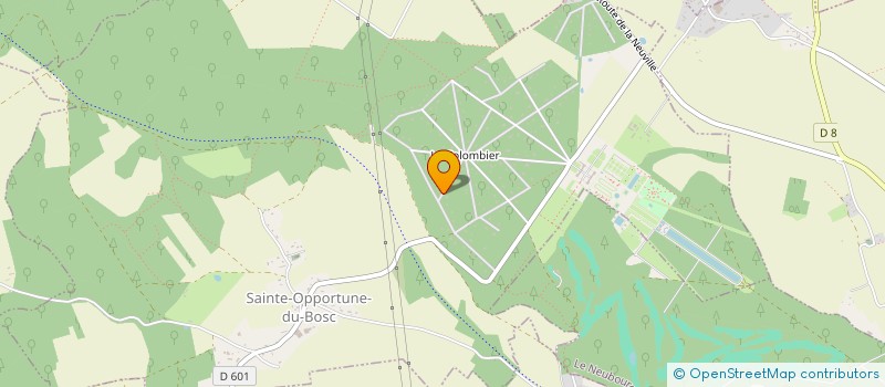 localisation de l'entreprise MONSIEUR LAURENT CAPRON  SAINTE-OPPORTUNE-DU-BOSC