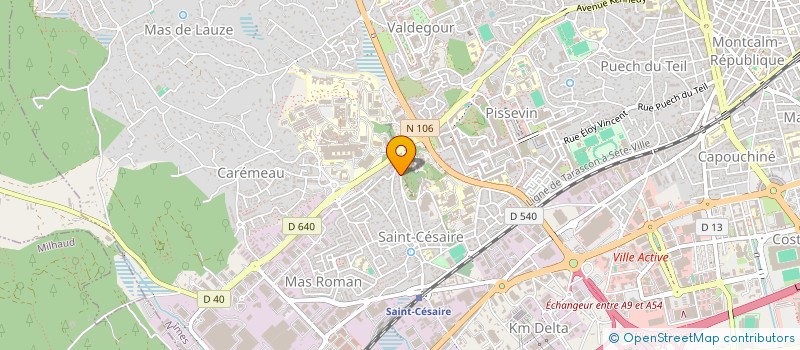 localisation de l'entreprise MONSIEUR LAURENT CARBALLAL  NIMES