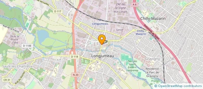 localisation de l'entreprise MONSIEUR LAURENT CARBON à LONGJUMEAU