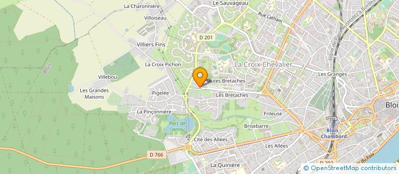 localisation de l'entreprise MONSIEUR LAURENT CARDINAUX  BLOIS