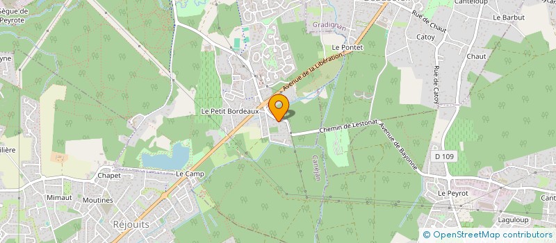 localisation de l'entreprise MONSIEUR LAURENT CARLI  CANEJAN