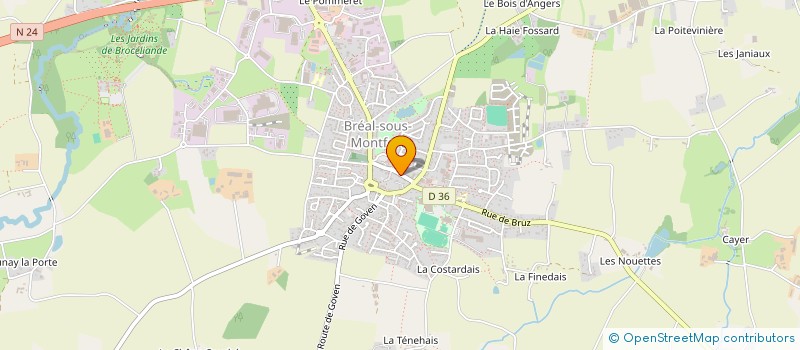 localisation de l'entreprise MONSIEUR LAURENT CARLIER  MORDELLES