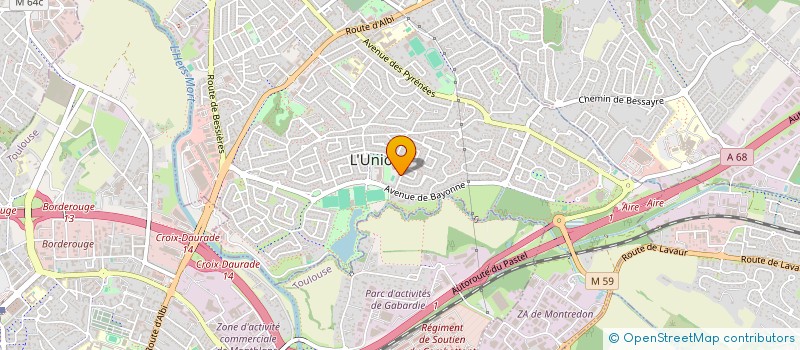 localisation de l'entreprise MONSIEUR LAURENT CARMONA à L'UNION