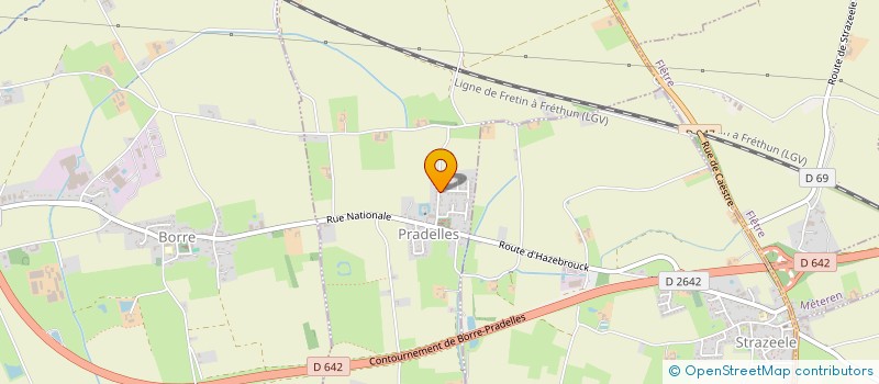 localisation de l'entreprise MONSIEUR LAURENT CARON  PRADELLES