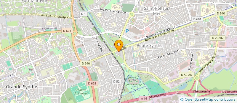 localisation de l'entreprise MONSIEUR LAURENT CARPENTIER à DUNKERQUE