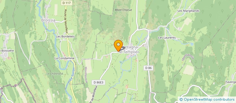 localisation de l'entreprise MONSIEUR LAURENT CARPENTIER  MONTLAINSIA