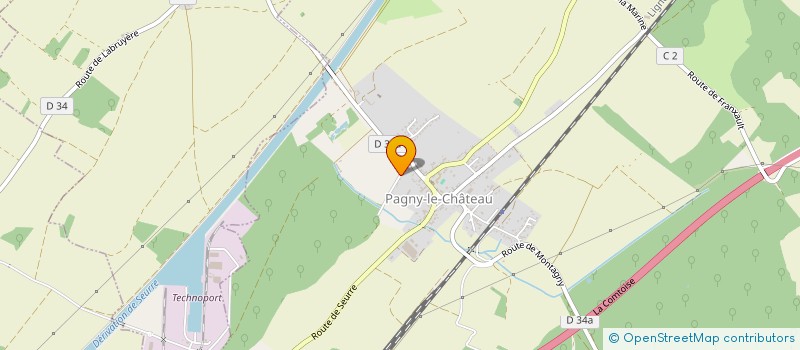 localisation de l'entreprise MONSIEUR LAURENT CARPENTIER  PAGNY-LE-CHATEAU