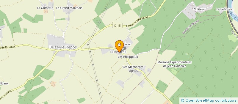 localisation de l'entreprise MONSIEUR LAURENT CARPENTIER à BUSSY-LE-REPOS