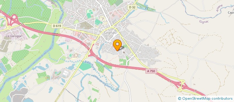 localisation de l'entreprise MONSIEUR LAURENT CARREL  GIGNAC