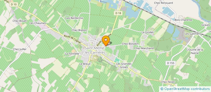 localisation de l'entreprise MONSIEUR LAURENT CARTA à SAINT-MEME-LES-CARRIERES