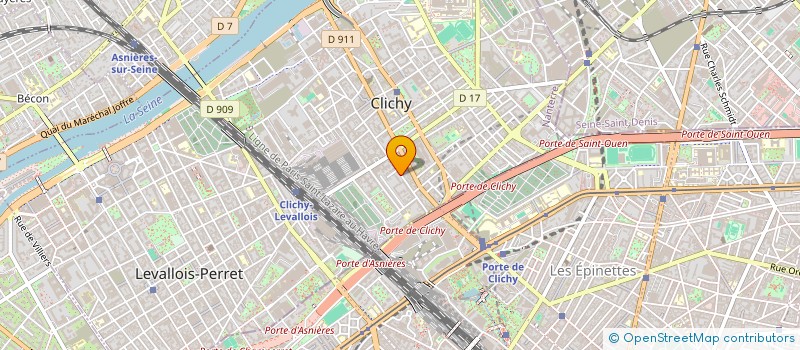localisation de l'entreprise MONSIEUR LAURENT CASANO à CLICHY
