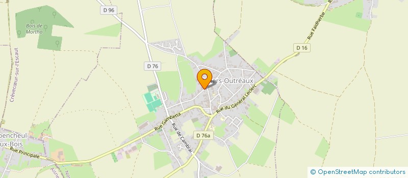 localisation de l'entreprise MONSIEUR LAURENT CASEZ  VILLERS-OUTREAUX