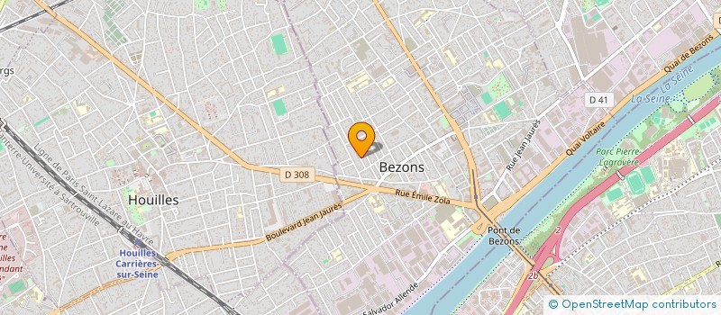 localisation de l'entreprise MONSIEUR LAURENT CASTAINGT  BEZONS