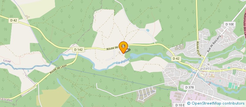 localisation de l'entreprise MONSIEUR LAURENT CASTETS  CASTETS