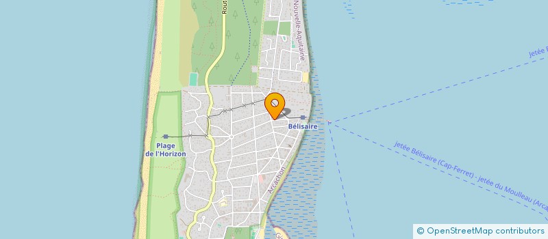 localisation de l'entreprise MONSIEUR LAURENT CASTETS  LEGE-CAP-FERRET