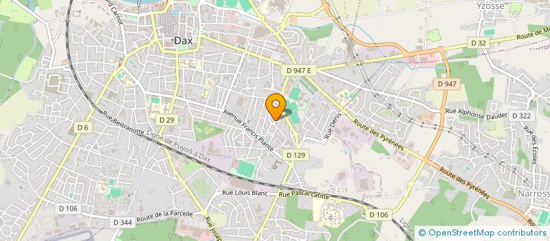 localisation de l'entreprise MONSIEUR LAURENT CASTRO  DAX