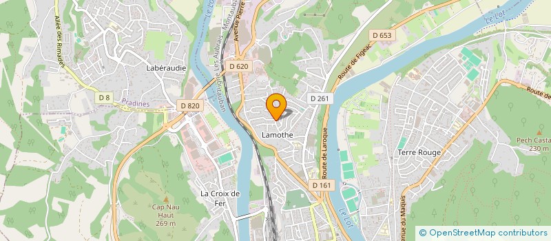 localisation de l'entreprise MONSIEUR LAURENT CATAIX à CAHORS