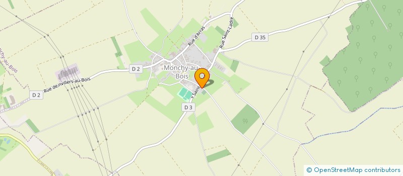 localisation de l'entreprise MONSIEUR LAURENT CATENNE  MONCHY-AU-BOIS