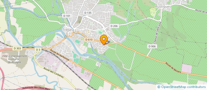 localisation de l'entreprise MONSIEUR LAURENT CATHALA  TREBES