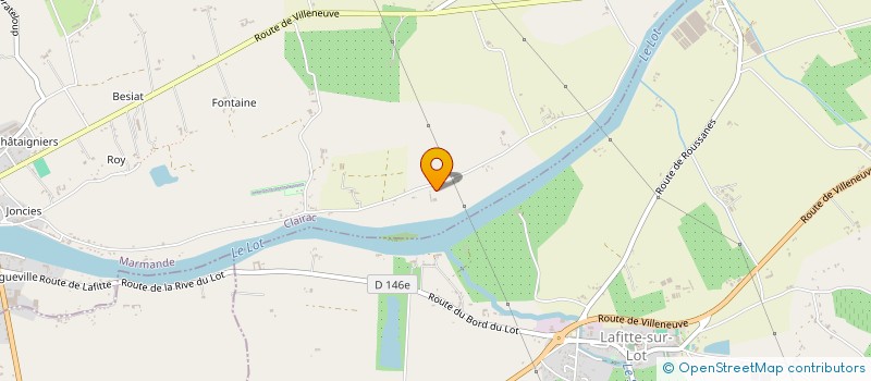 localisation de l'entreprise MONSIEUR LAURENT CAUSERO  CLAIRAC