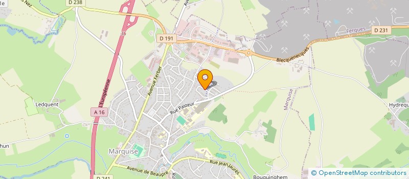 localisation de l'entreprise MONSIEUR LAURENT CAUX  MARQUISE