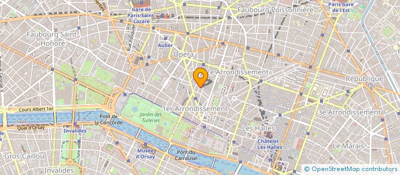 localisation de l'entreprise MONSIEUR LAURENT CAVAGLIA  PARIS