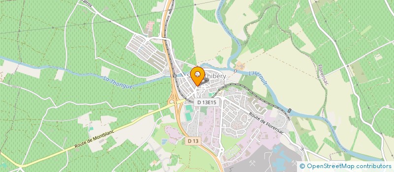 localisation de l'entreprise MONSIEUR LAURENT CAVAILLE à SAINT-THIBERY