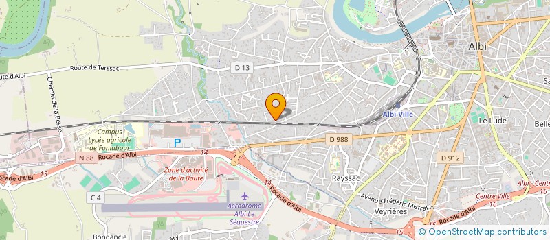 localisation de l'entreprise MONSIEUR LAURENT CAVAILLES à ALBI