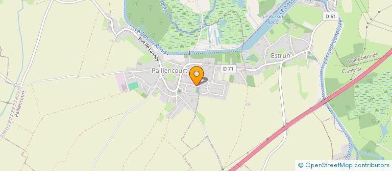 localisation de l'entreprise MONSIEUR LAURENT CAVITTE  PAILLENCOURT