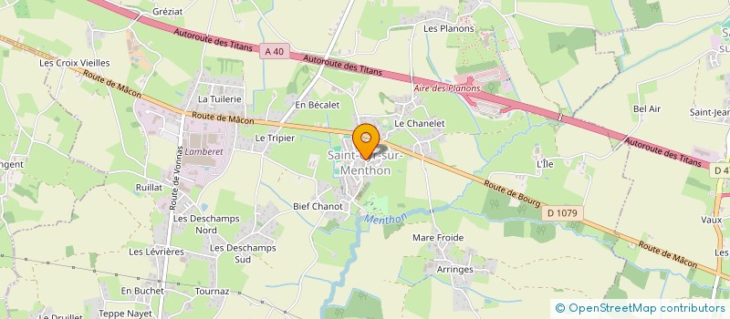 localisation de l'entreprise MONSIEUR LAURENT CAZABON à SAINT-CYR-SUR-MENTHON