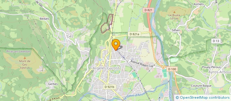 localisation de l'entreprise MONSIEUR LAURENT CAZENAVE  ARGELES-GAZOST