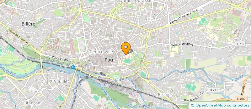localisation de l'entreprise MONSIEUR LAURENT CAZENAVE à PAU
