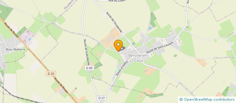 localisation de l'entreprise MONSIEUR LAURENT CAZIER  BERVILLE-EN-CAUX