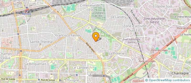 localisation de l'entreprise MONSIEUR LAURENT CAZUGUEL  RENNES