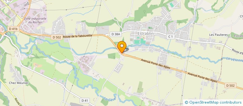 localisation de l'entreprise MONSIEUR LAURENT CECH  ESTRABLIN