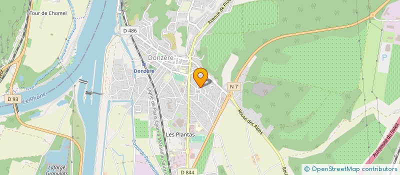 localisation de l'entreprise MONSIEUR LAURENT CELISSE  DONZERE