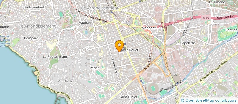 localisation de l'entreprise MONSIEUR LAURENT CELLIER à MARSEILLE