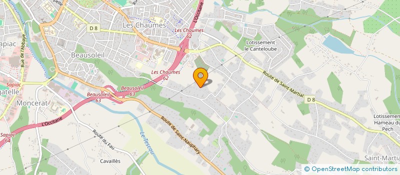 localisation de l'entreprise MONSIEUR LAURENT CENAC  MONTAUBAN