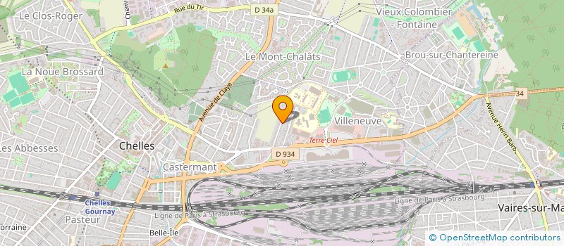 localisation de l'entreprise MONSIEUR LAURENT CERDA  CHELLES