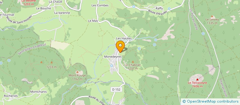 localisation de l'entreprise MONSIEUR LAURENT CHABANEL à QUEYRIERES
