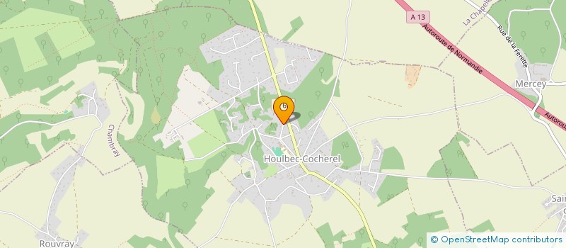localisation de l'entreprise MONSIEUR LAURENT CHABRILLAT à HOULBEC-COCHEREL