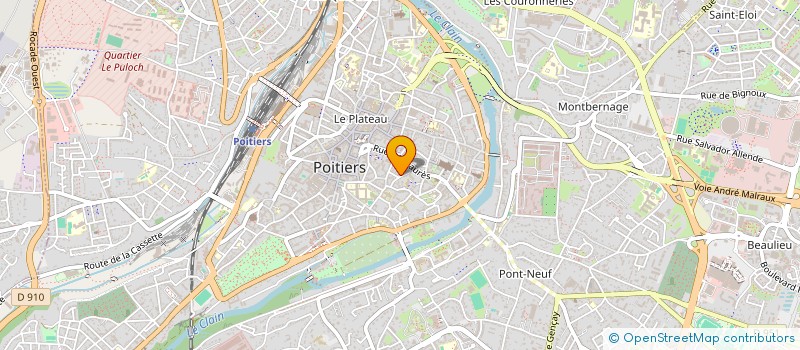 localisation de l'entreprise MONSIEUR LAURENT CHABRUN à POITIERS