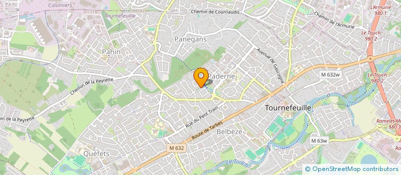 localisation de l'entreprise MONSIEUR LAURENT CHACON  TOURNEFEUILLE