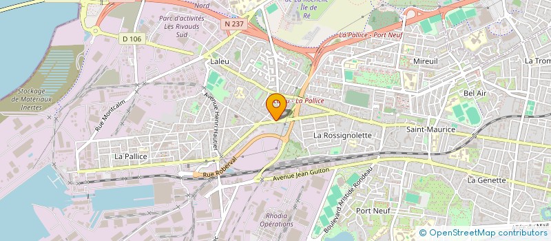 localisation de l'entreprise MONSIEUR LAURENT CHAILLOU  LA ROCHELLE