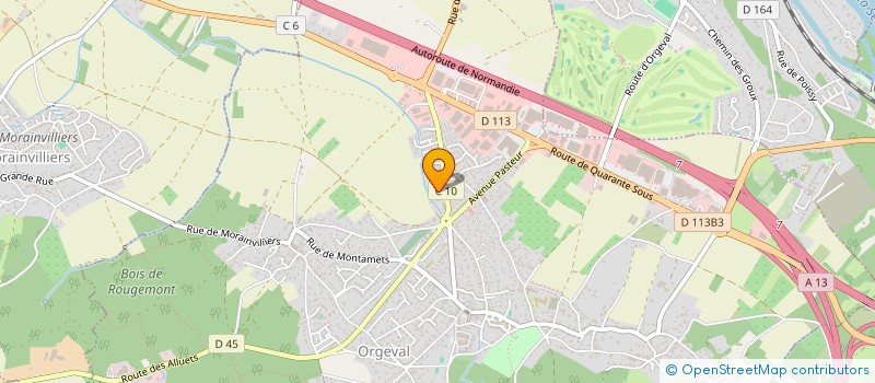 localisation de l'entreprise MONSIEUR LAURENT CHAIZY à ORGEVAL