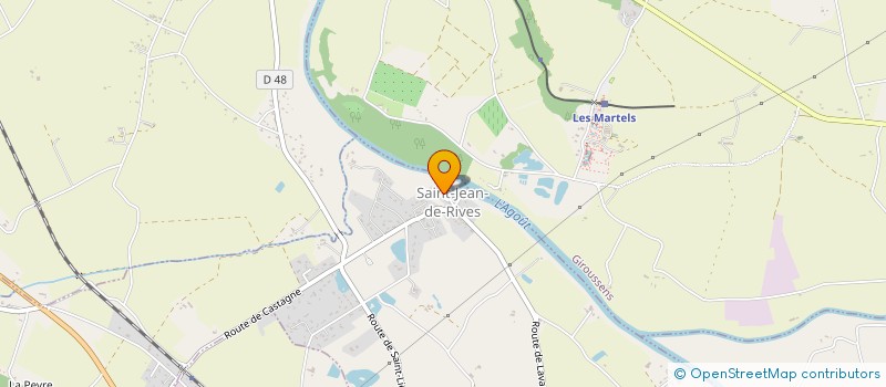 localisation de l'entreprise MONSIEUR LAURENT CHALUPCZAK  SAINT-JEAN-DE-RIVES