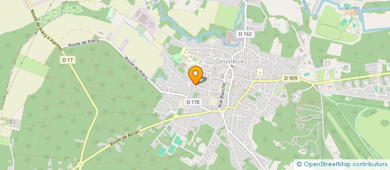 localisation de l'entreprise MONSIEUR LAURENT CHAMANT  GOUVIEUX