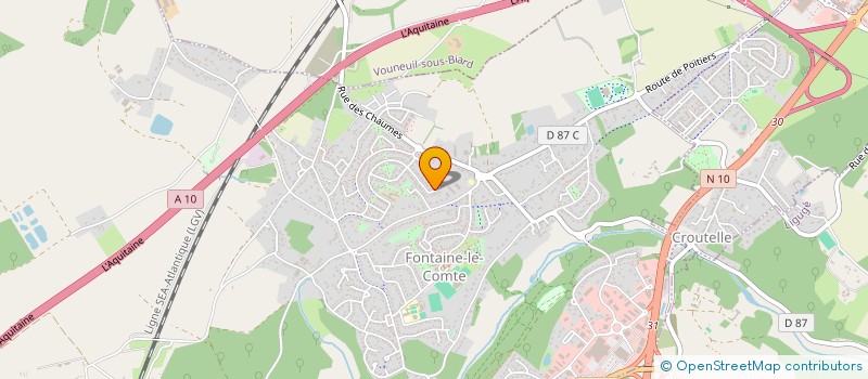 localisation de l'entreprise MONSIEUR LAURENT CHAMBARET à FONTAINE-LE-COMTE